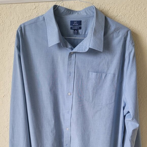 George 3XL (54-56) Men's Dress Shirt. Button Front. Classic Fit. - Picture 1 of 8